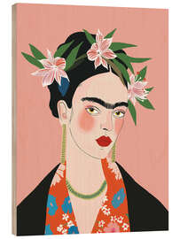 Holzbild Frida - Artsy Sesta