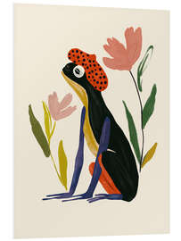 Hartschaumbild Pariser Frosch - Artsy Sesta