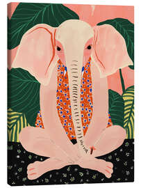 Obraz na płótnie Yoga Meditating Elephant - Artsy Sesta