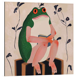 Obraz na aluminium The Bookish Frog - Artsy Sesta