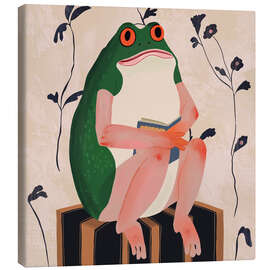 Obraz na płótnie The Bookish Frog - Artsy Sesta