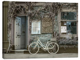 Lienzo Classic Bicycle Cafe Charm - Assaf Frank
