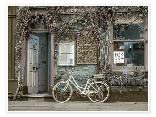 Poster Classic Bicycle Cafe Charm