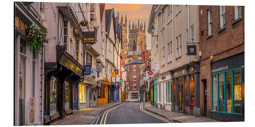 Aluminium print Street Through York Town