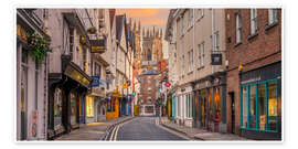 Wall print Street Through York Town - Assaf Frank