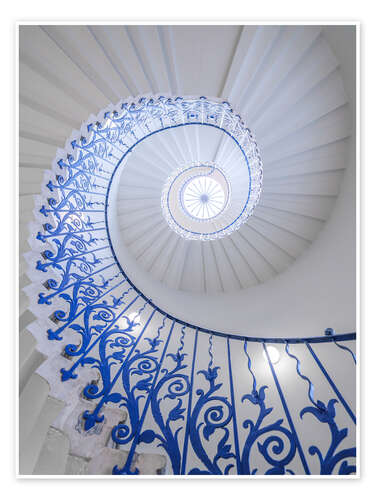 Poster Ethereal Staircase Whirl