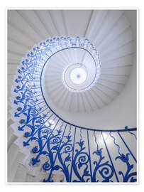 Wall print Ethereal Staircase Whirl - Assaf Frank