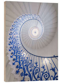 Obraz na drewnie Ethereal Staircase Whirl - Assaf Frank