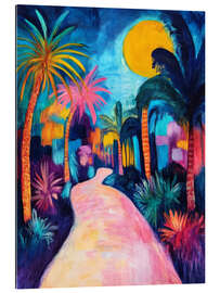 Cuadro de plexi-alu Tropical full moon - DejaReve