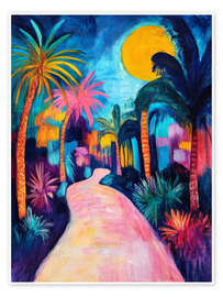 Kunstwerk Tropical full moon - DejaReve