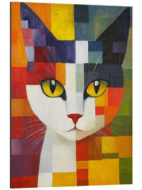 Obraz na aluminium Cubic Cat - DejaReve