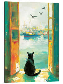 Gallery print The harbor cat - DejaReve