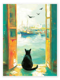 Billede The harbor cat - DejaReve