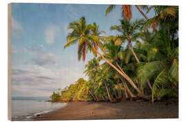 Holzbild Am Südseestrand - André Wandrei