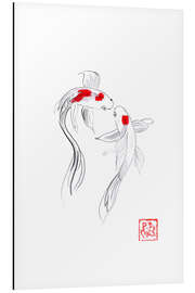 Obraz na aluminium Koi fish in love - Péchane