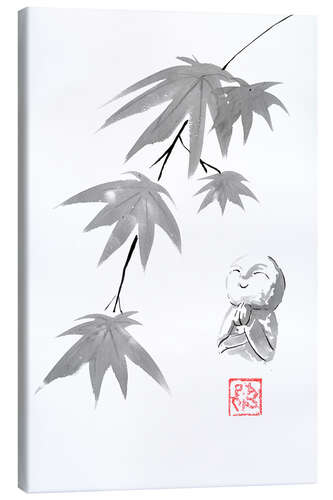 Stampa su tela Maple and jizo