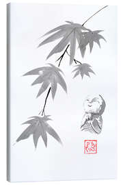 Stampa su tela Maple and jizo - Péchane