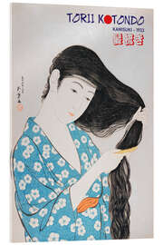 Acrylglasbild Torii Kotondo Geisha - Kamisuki, 1933 - HDMI2K