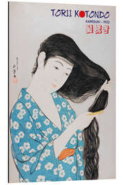 Aluminium print Torii Kotondo Geisha - Kamisuki, 1933 - HDMI2K