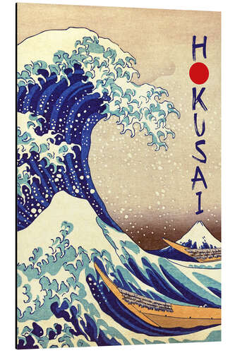 Alubild Die Große Welle von Kanagawa - Katsushika Hokusai I