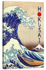 Canvas print The Great Wave of Kanagawa - Katsushika Hokusai I