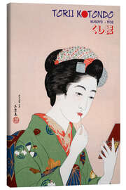 Obraz na płótnie Torii Kotondo Geisha - Kusoyo, 1930 - HDMI2K