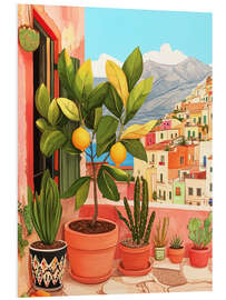 Print på skumplade Summer in Italy