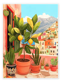 Wall print Summer in Italy - Anastasia Mamoshina