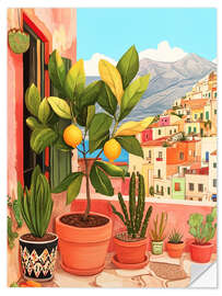 Naklejka na ścianę Summer in Italy