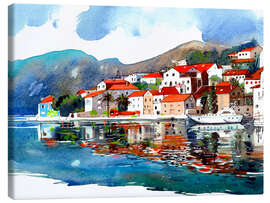 Lienzo Perast, Montenegro - Anastasia Mamoshina