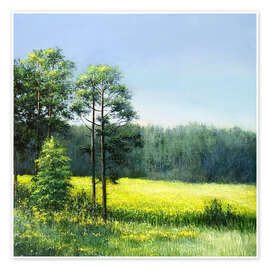 Taulu Summer landscape - Ludmila Gittel