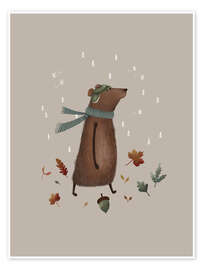 Tableau Bernard Bär enjoys autumn - Urchin Bay