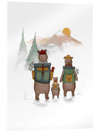 Quadro em acrílico Adventures of the Bear Family - Urchin Bay