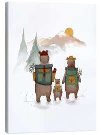 Quadro em tela Adventures of the Bear Family - Urchin Bay