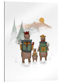 Gallery Print Abenteuer der Bärenfamilie