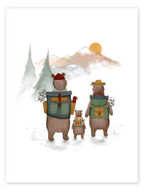 Tableau Adventures of the Bear Family - Urchin Bay