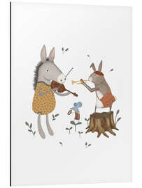 Magnettafel Tierische Musikanten