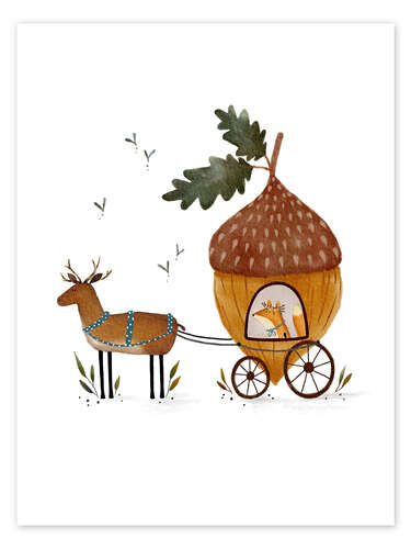Póster Acorn Carriage