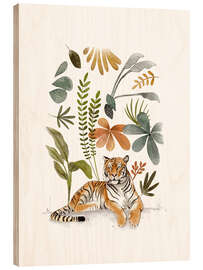 Obraz na drewnie Bengal Tiger in the jungle - Urchin Bay