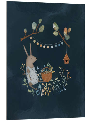 Cuadro de aluminio Night Garden
