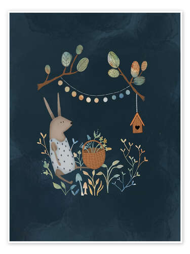 Póster Night Garden
