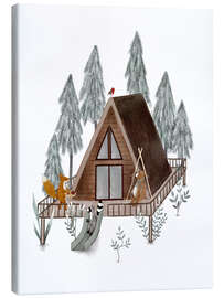 Quadro em tela Cabin In The Woods - Urchin Bay