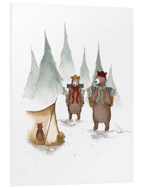 Hartschaumbild Bärenabenteuer