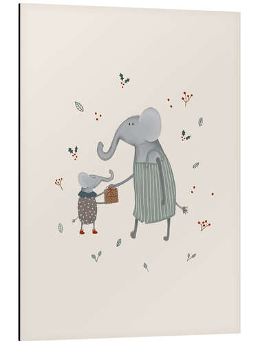 Aluminium print Esme's Christmas