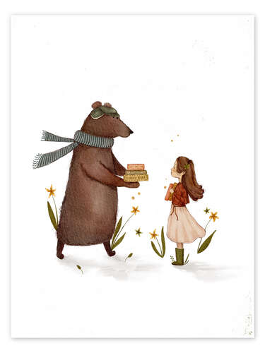 Póster Bernard & Lilou