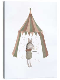 Quadro em tela Donkey girl with party bubbles - Urchin Bay