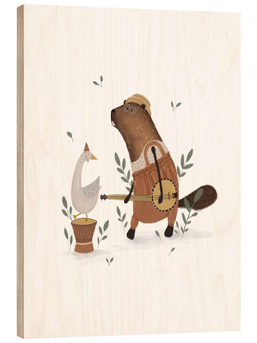 Obraz na drewnie Basil Banjo