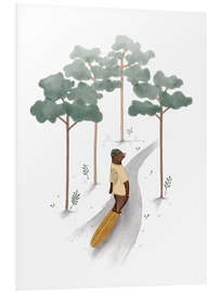 Quadro em PVC Skater Bear - Urchin Bay