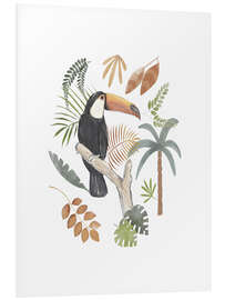 Quadro em PVC Toucan Jungle - Urchin Bay