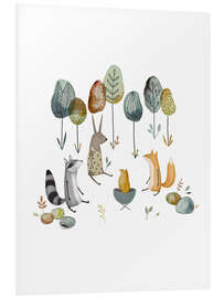 Quadro em PVC Campfire Stories - Urchin Bay